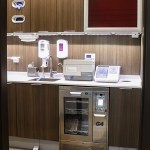 Sterilization area in Wright County Family Dental office with modern equipment and cabinets.