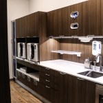Sterilization area in Wright County Family Dental office with modern equipment and cabinets.