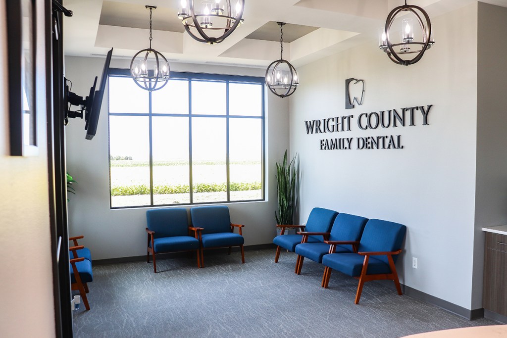 Wright County Family Dental office waiting room